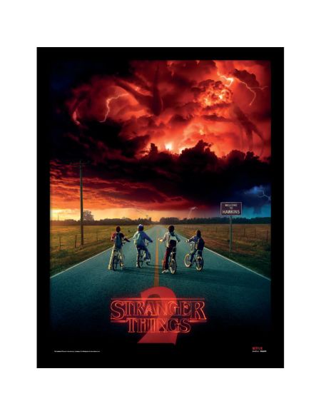 Stranger Things (Mind Flayer) Framed 30 x 40 Print