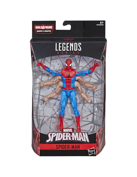 Figurine Hasbro – Marvel Legends Series – Captain Marvel – Spider-Man à six bras – 15 cm