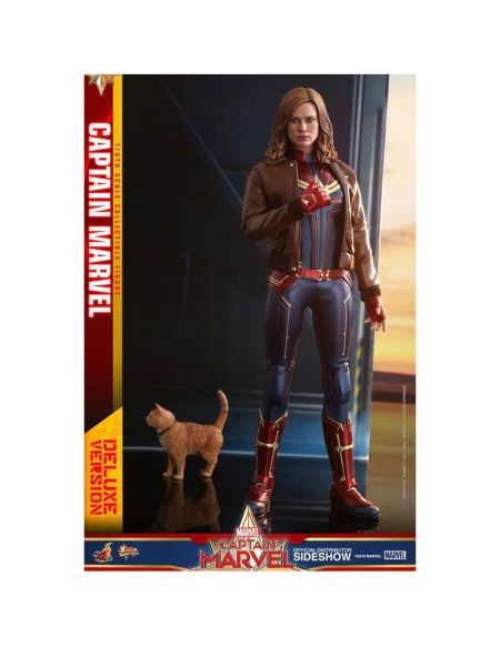 Hot Toys Captain Marvel Movie Masterpiece Action Figure 1/6 Captain Marvel Deluxe Ver. 29 cm