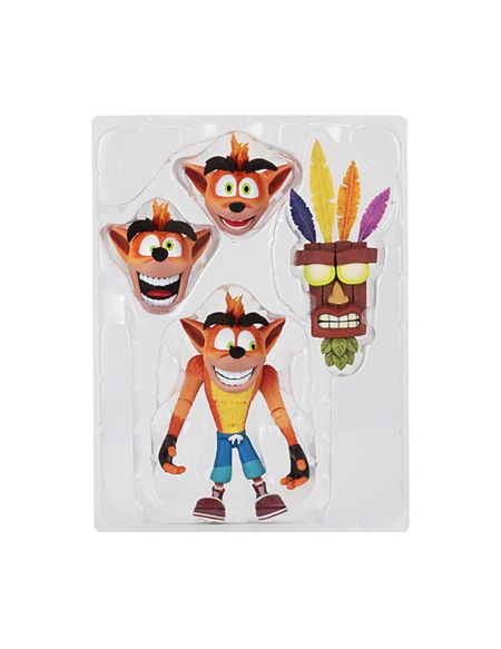 NECA Crash Bandicoot - 7 Scale Action Figure- Ultra Deluxe Crash Bandicoot