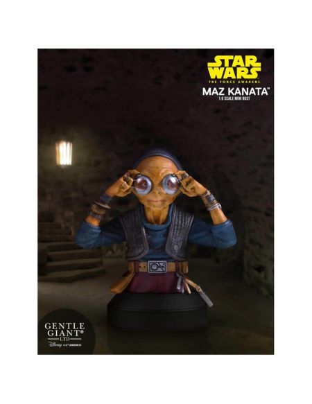 Gentle Giant Star Wars Force Awakens Maz Kanata 1/6 Mini Bust - 14cm