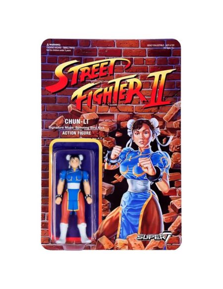 Super7 Street Fighter Chun Li ReAction Figure