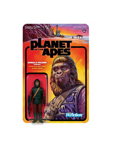 Super7 Planet of the Apes Wave 2 Ape Soldier 1 (Hunter) ReAction Figure