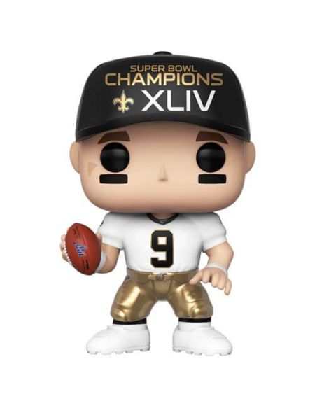 Figurine Pop! Drew Brees (Superbowl XLIV Champions) - NFL Saints