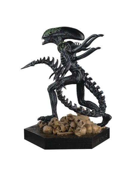 Eaglemoss Figure Collection - AVP Grid Metallic Xenomorph Resin 5 Figurine