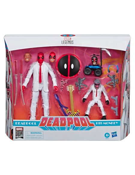 Marvel Legends Series 80e anniversaire - Figurines Deadpool et Hit-Monkey