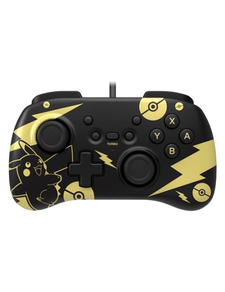 Manette Hori pour Nintendo Switch Horipad Mini Edition Pokémon: Pikachu Noir & Or