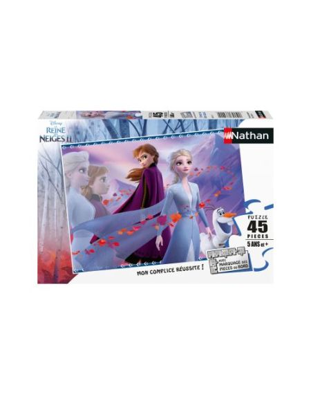 Puzzle 45 pièces Nathan L'amour de deux sœurs Disney La Reine des Neiges 2