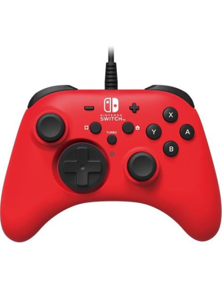 Manette filaire Hori Rouge pour Nintendo Switch