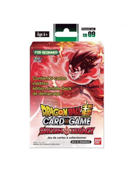 Jeu de cartes Dragon Ball JCC Starter 09 The Saiyan Legacy