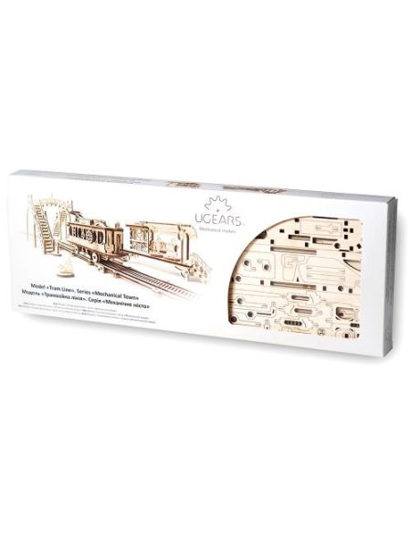 Puzzle 3D Ugears Ligne de Tram