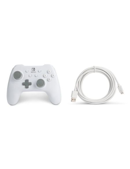 Manette filaire Power A pour Nintendo Switch Blanc