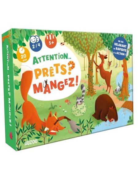 Jeu de société Auzou Attention Prêts Mangez