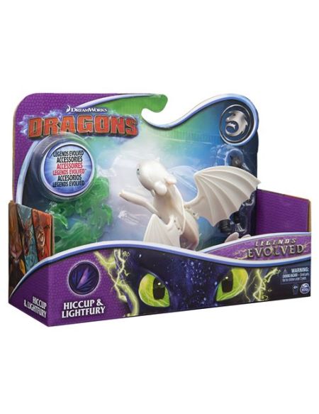 Pack de figurines Dragons Dragon et Viking Modèle aléatoire