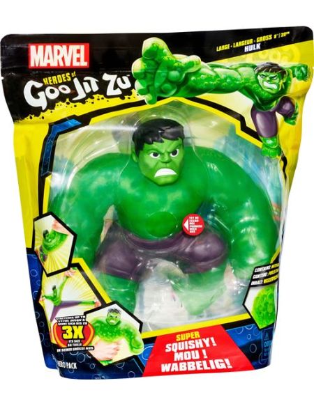 Figurine Goo Jit Zu Marvel Supagoo Hulk 21 cm Vert