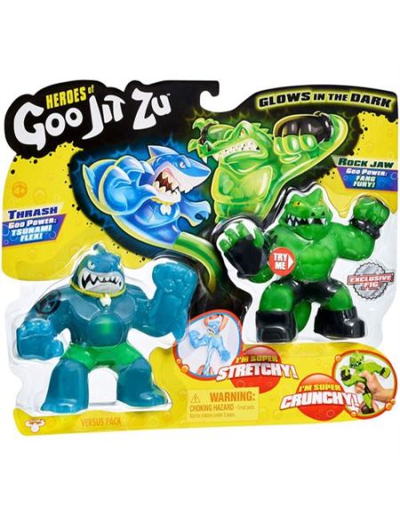 Pack de 2 Figurines Goo Jit Zu Saison 2 11 cm Modèle aléatoire