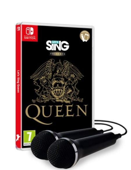 Let's Sing Queen 2 Microphones Nintendo Switch