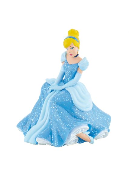 Figurine Cendrillon assise Disney - 9 cm