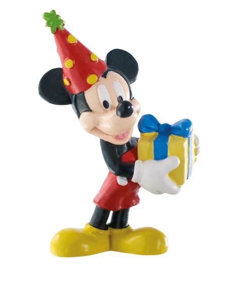 Figurine La Maison de Mickey Disney - Mickey anniversaire - 8 cm