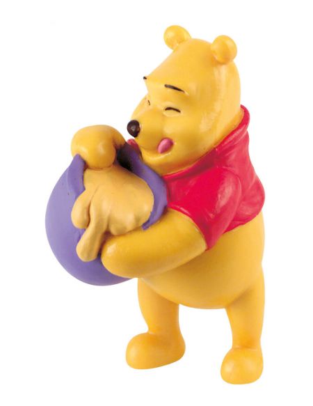 Figurine Winnie l'Ourson et son pot de miel Disney - 7 cm