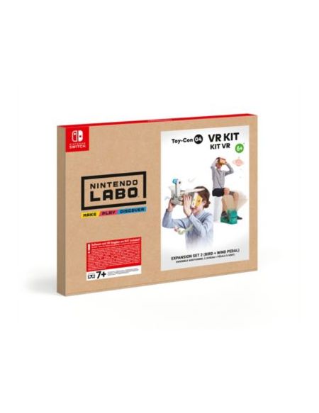 Jeu Switch Nintendo Labo Kit VR Oiseau + Pédale à Vent