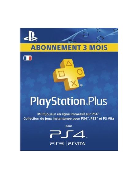 Accessoire Sony Carte PS+ Abonnement 3mois