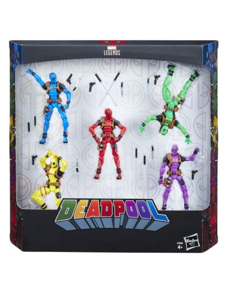 Pack de 5 figurines Marvel Avengers Legends Series Deadpool 10 cm