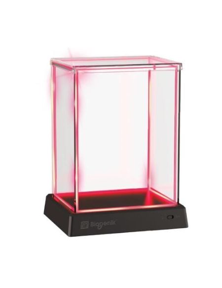 Boite De Protection - Biogenik - Led Lumineuse Pour Figurines 6" Rouge