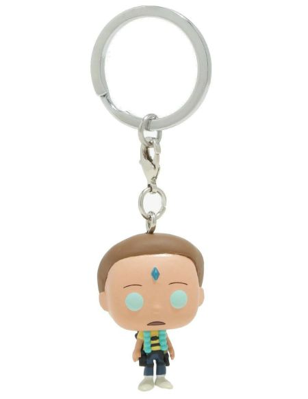 Porte-clés Funko Pop! - Rick et Morty - Morty avec cristal de mort