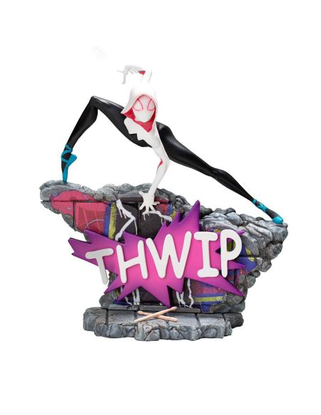 Statuette Iron Studio - Spider-Man New Generation - Deluxe 1/10 Gwen Stacey - 17 cm