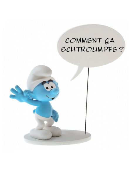 Figurine - Schtroumpf - Bulle : Comment ca Schtroumpfe ?