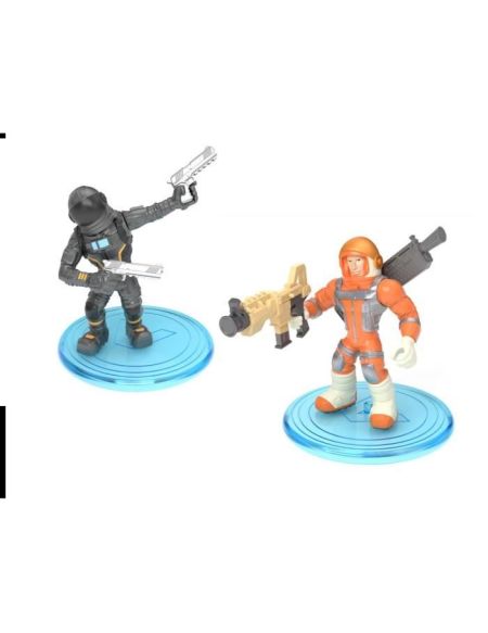 FORTNITE Battle Royale - Pack Duo Figurines 5cm - Mission Specialist et Dark Voyager