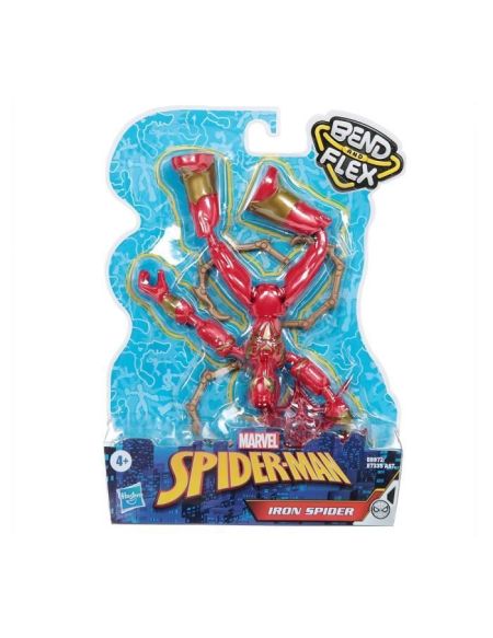 Marvel Spider-Man – Figurine Iron Spider Bend & Flex – 15 cm