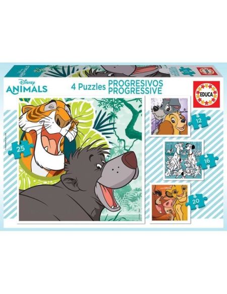 EDUCA - PUZZLES PROGRESSIFS DISNEY CLASSIQUES