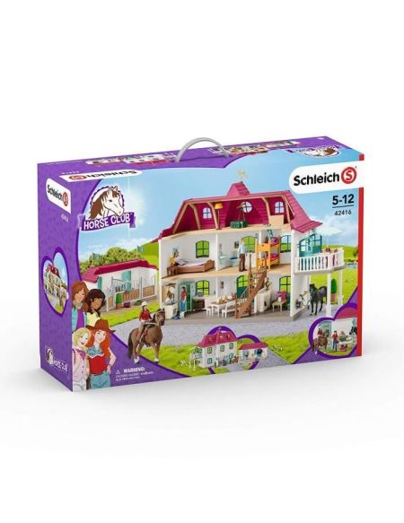 SCHLEICH - Figurine 42416 Grand centre équestre + logement et écurie