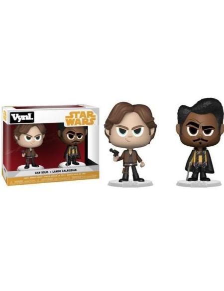 2 Figurines Funko Vynl Star Wars: Han Solo et Lando Calrissian