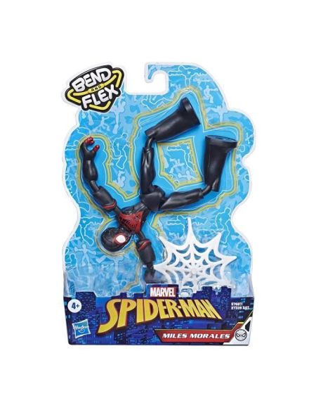 Marvel Spider-Man – Figurine Miles Morales Bend & Flex – 15 cm