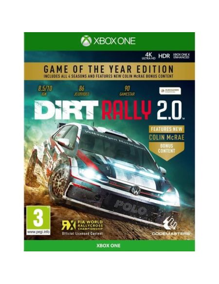 Dirt Rally 2.0 Edition Game of the Year Jeu Xbox One