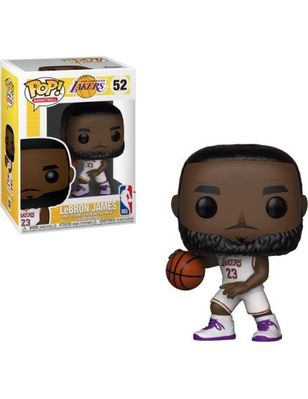 Figurine Funko Pop! NBA: Lakers - Lebron James (White Uniform)