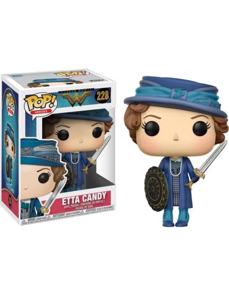 Figurine Funko Pop! DC Comics - Wonder Woman: Etta avec bouclier et épée