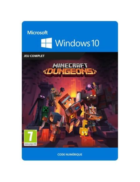 Minecraft Dungeons Jeu PC à télécharger - Edition Standard Windows 10