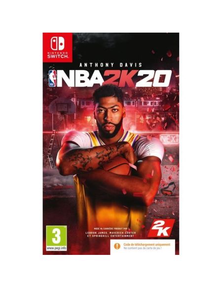 NBA 2K20 Jeu Nintendo Switch - Code in a box