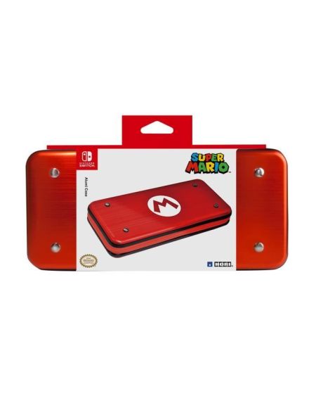 Hori Étui de Protection Nintendo Switch en Aluminium Rouge - Design Super Mario