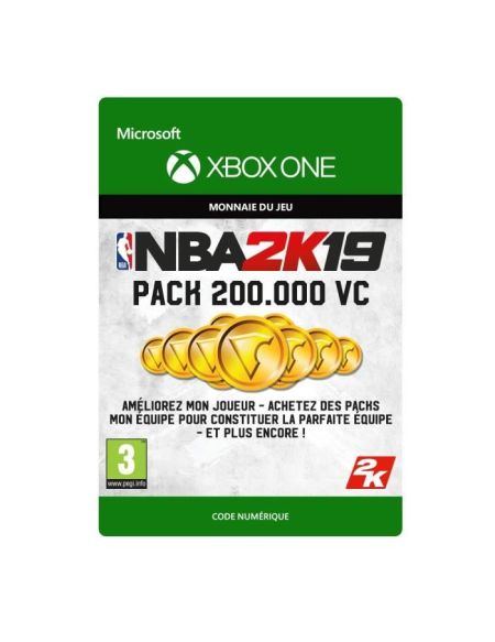 DLC NBA 2K19 : 200 000 VC pour Xbox One