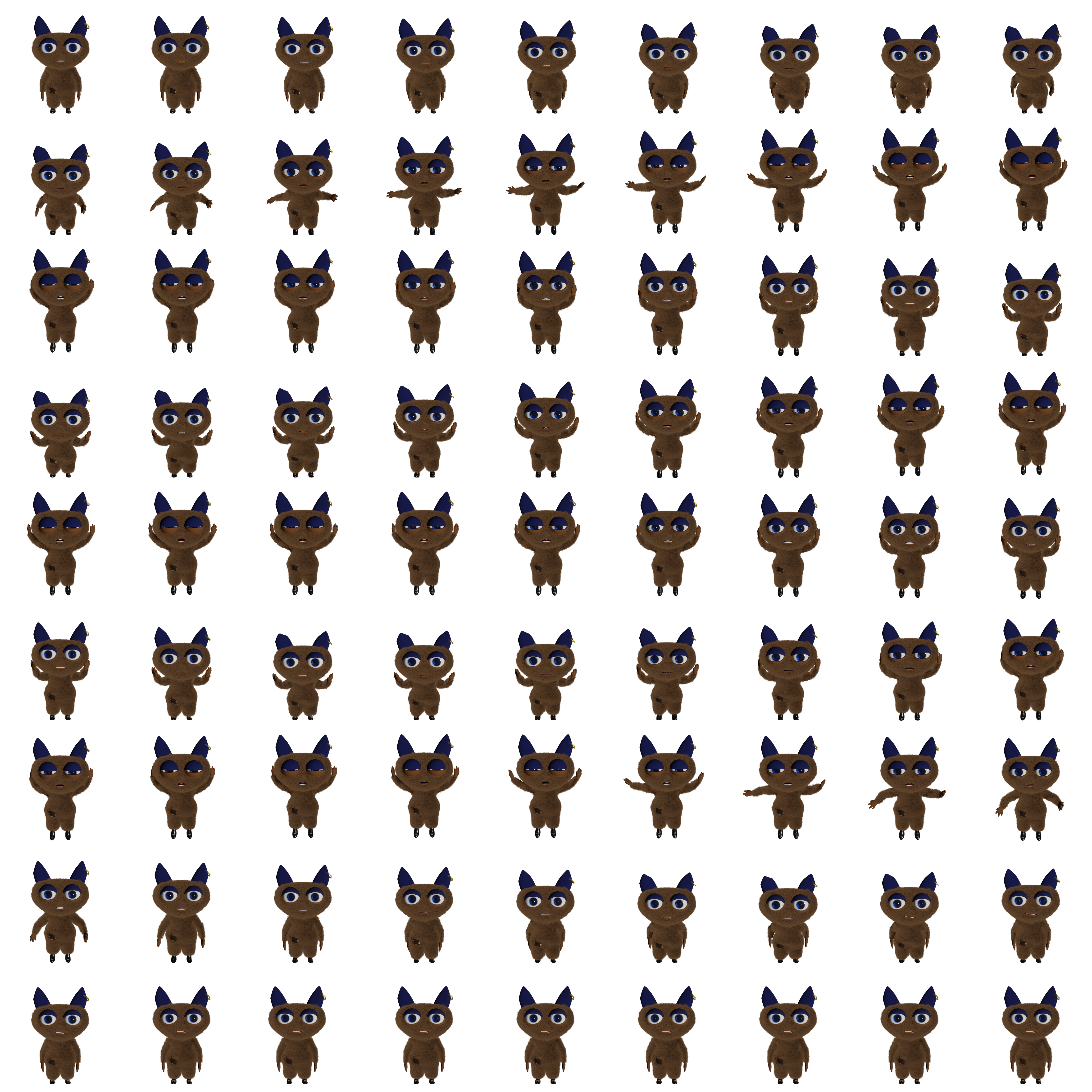 Phil happy sprite sheet