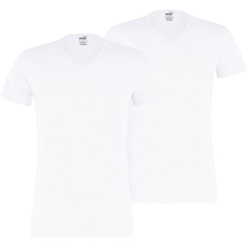 Puma Basic 2er-Pack V-Neck Herren T-Shirt