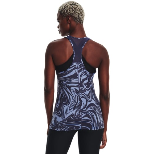 Under Armour UA HeatGear® Armour Racer Print Gry Damen T-Shirt