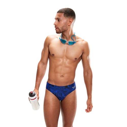 Speedo 7cm Allover Brief Herren Badehose