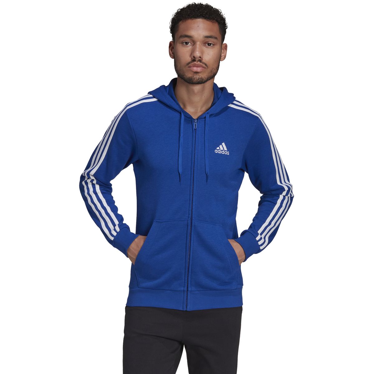 Adidas Essentials French Terry 3-Streifen Kapuzenjacke Herren kaufen | SPORT  2000