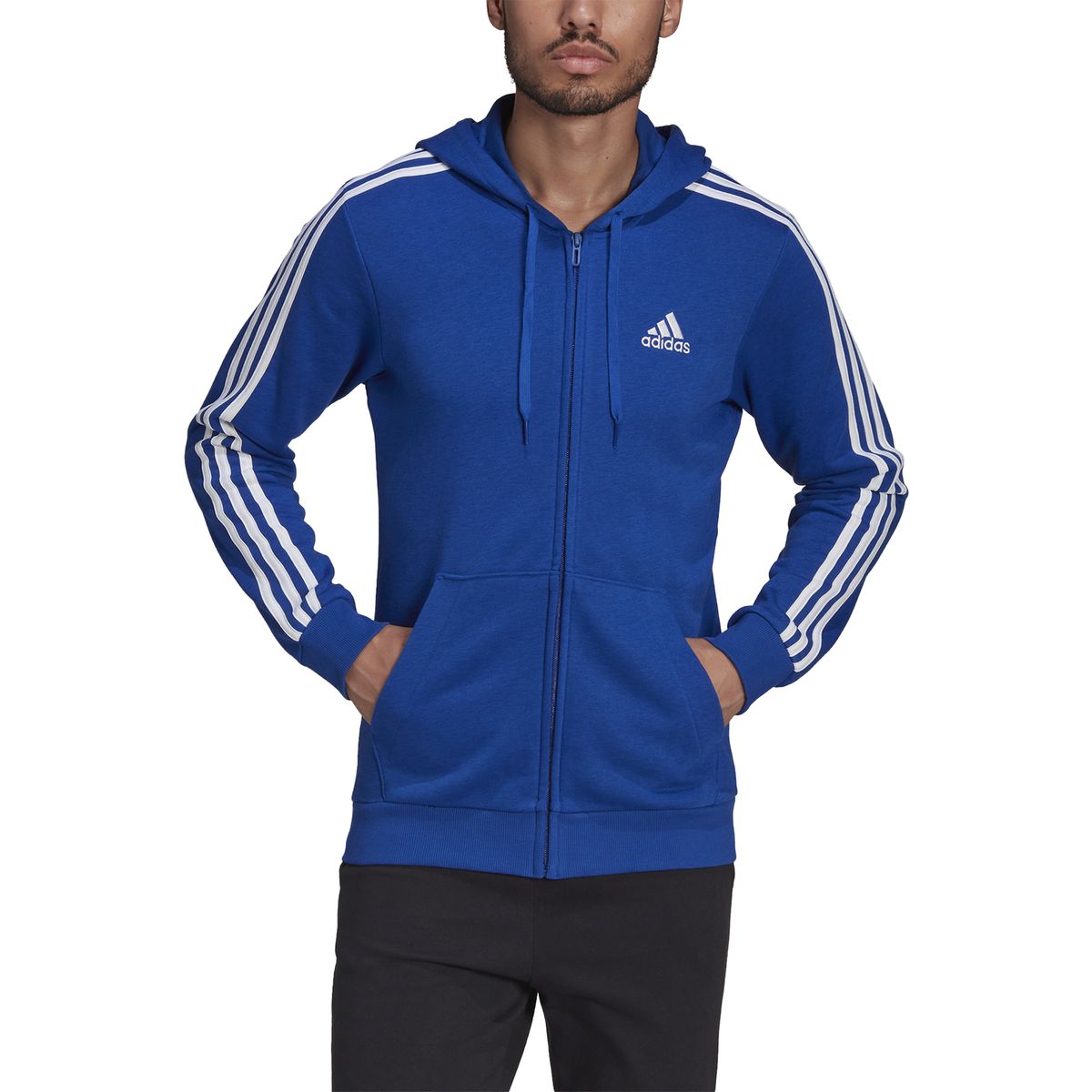 Adidas Essentials French 3-Streifen kaufen SPORT Terry 2000 | Herren Kapuzenjacke